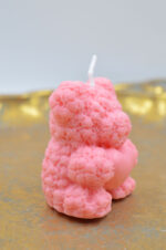 Scented soy candle pink bear - Image 2