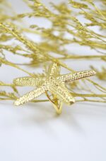 Gold plated brass ring Starfish - Image 3