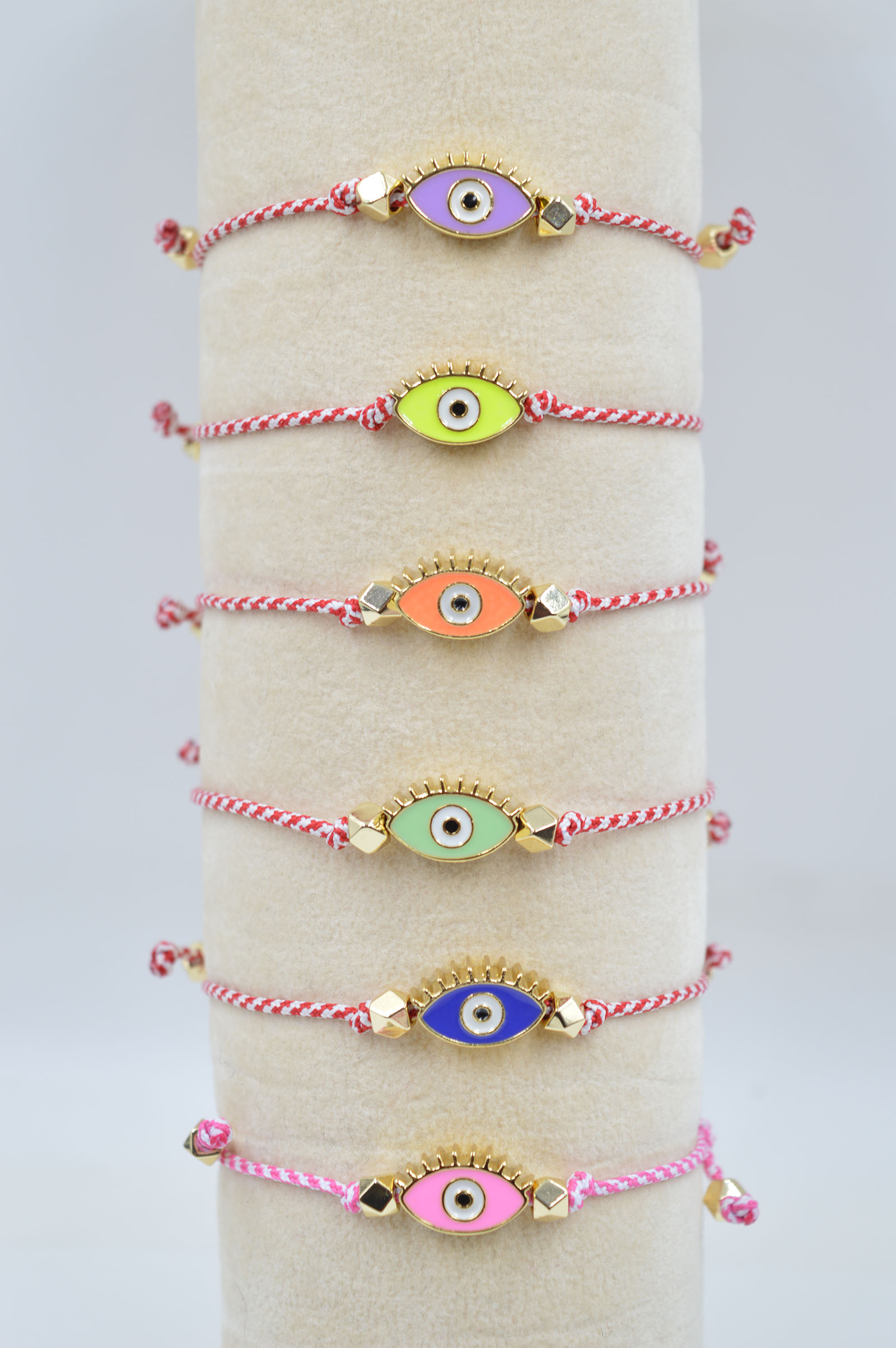 Μαρτάκι επίχρυσο ματάκι με σμάλτο