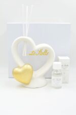 Decorative room fragrance with a golden heart - Image 2