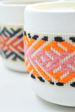 LASKARO Handmade decorative woven jar with scented soy candle - Image 3
