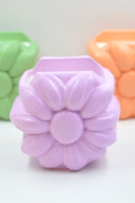 LASKARO Handmade decorative daisy jar with scented soy candle - Image 7
