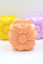 LASKARO Handmade decorative daisy jar with scented soy candle - Image 5