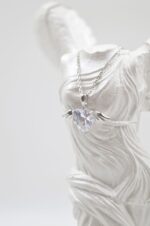 Silvetron handmade 925° sterling silver winged heart necklace - Image 6
