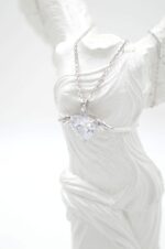 Silvetron handmade 925° sterling silver winged heart necklace - Image 4