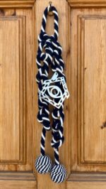 Tulupani handmade hanging charm with a house and eye